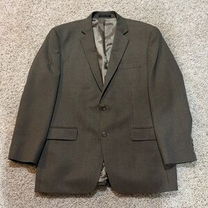 Men's Izod 42R Tweed Brown Blazer